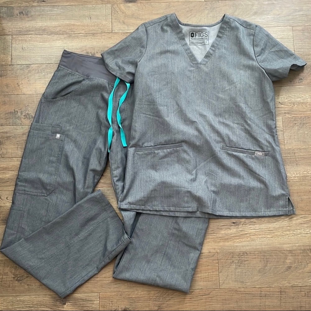 NEW. Never worn before. Graphite grey Figs